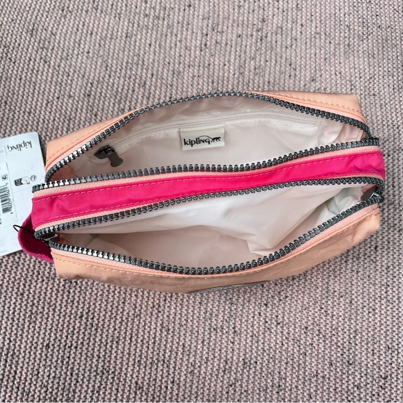 NWT - Kipling Garri Pouch in Mellow Peach No Monkey - Picture 7 of 8